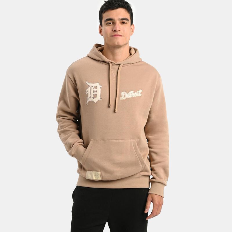 Felpa New Era MLB Rib Chain SMU, beige/bianco
