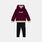 Completo Jordan Dri-FIT bambini, bordeaux/nero/beige