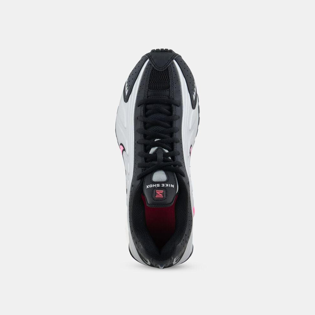 Nike Shox R4 (GS), argento/nero/rosa