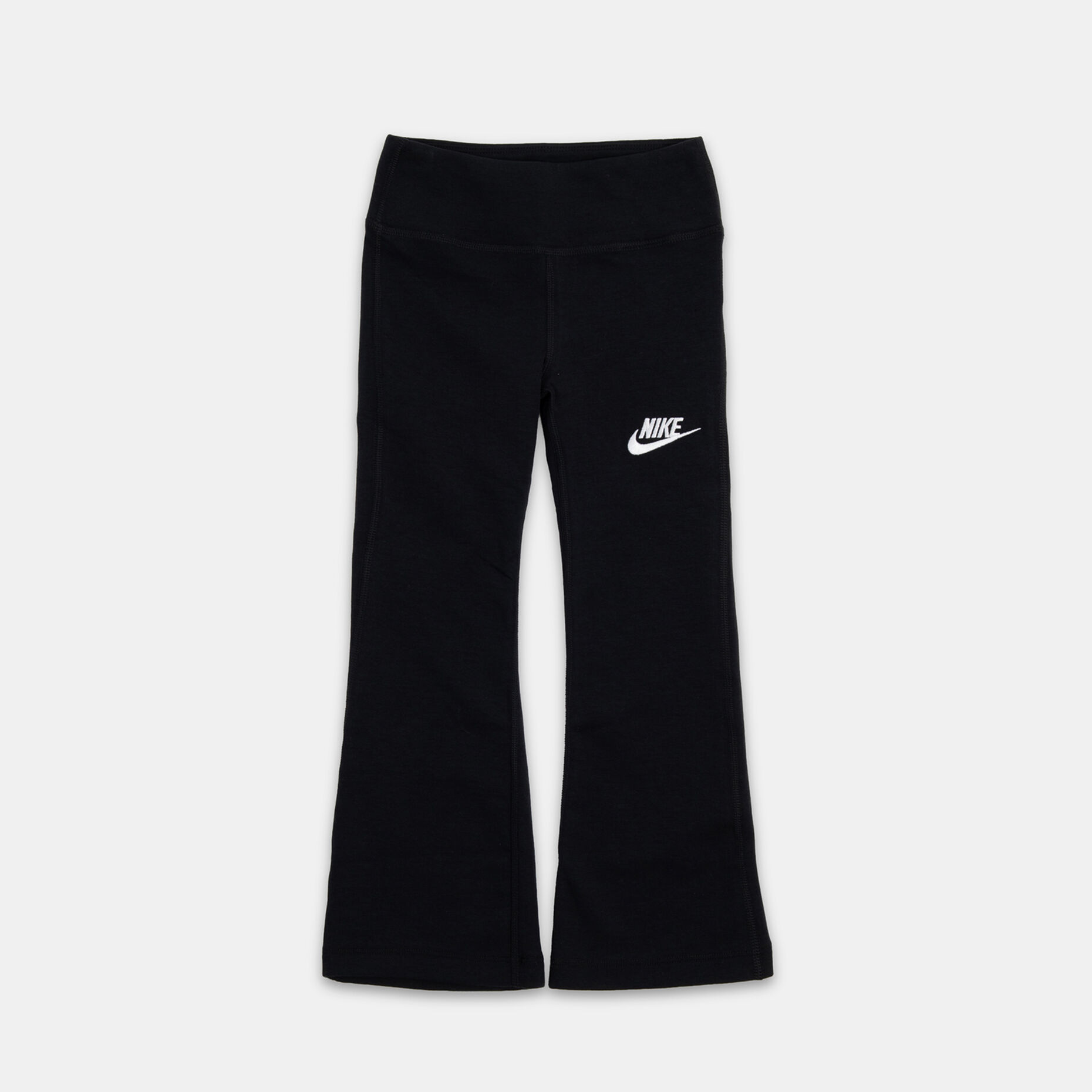 Leggings Nike Sportswear Flare bambini, nero/bianco