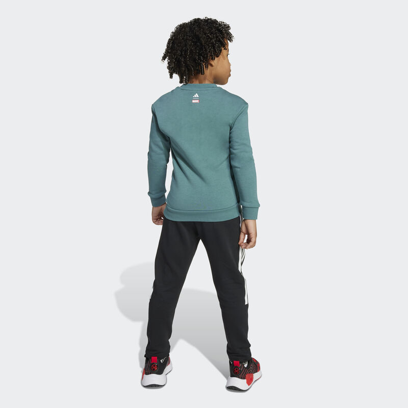 Completo adidas Marvel Spider-Man bambini, verde/nero/rosso