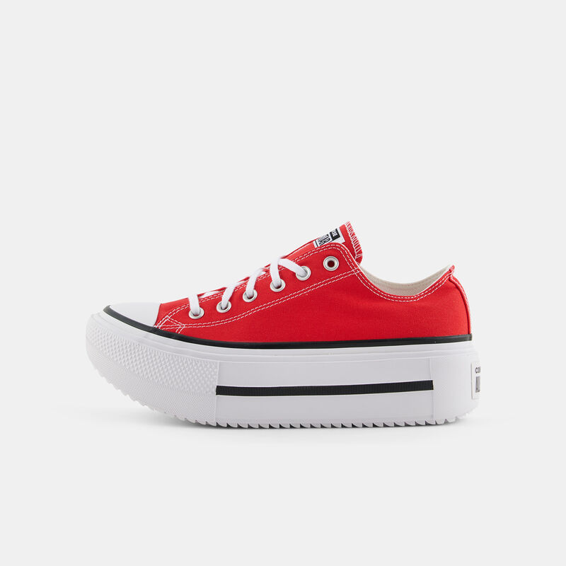 Converse Chuck Taylor All Star Lift Double Stack Platform, rosso/bianco