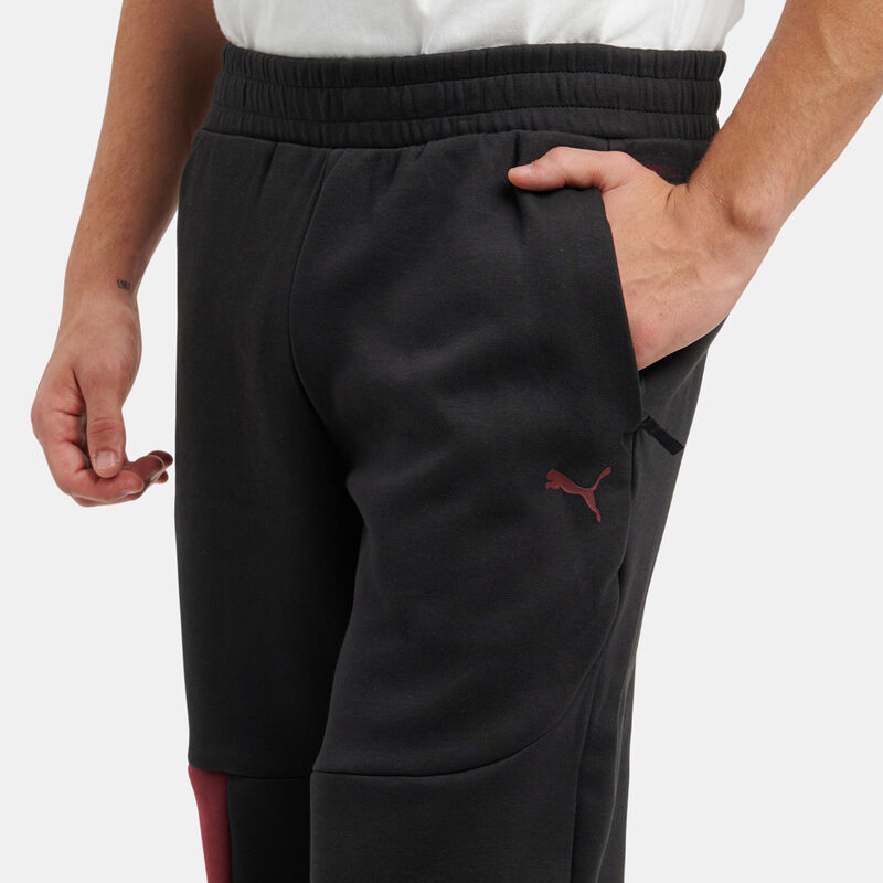 Pantaloni Puma Pumatech, nero/bordeaux