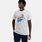 T-shirt Jordan Flight Essentials AJ1, bianco/rosso/azzurro