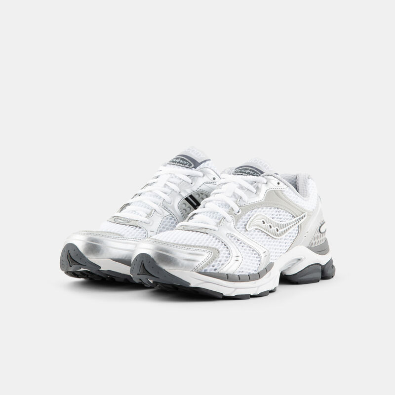 Saucony Progrid Triumph 4, bianco/argento