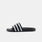 adidas adilette, nero/bianco