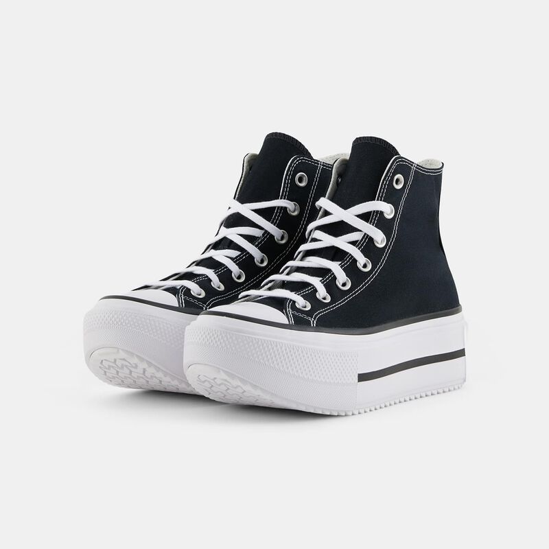 Converse Chuck Taylor All Star Lift Double Stack, nero/bianco
