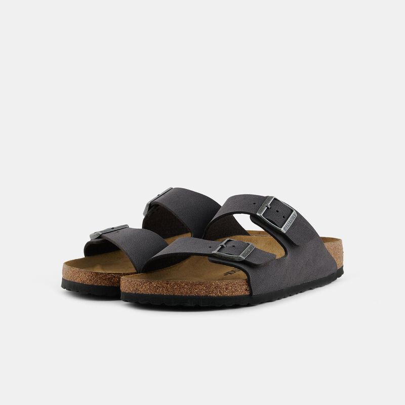 Birkenstock Arizona Nubuk, grigio/marrone