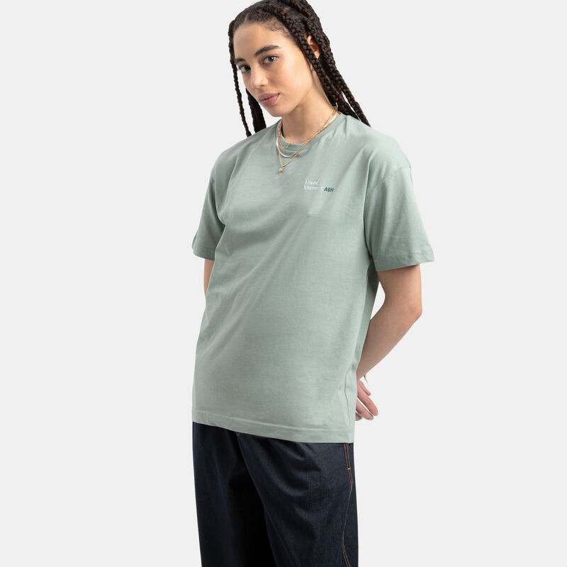 T-shirt Speedy Tee AW LAB, verde/bianco