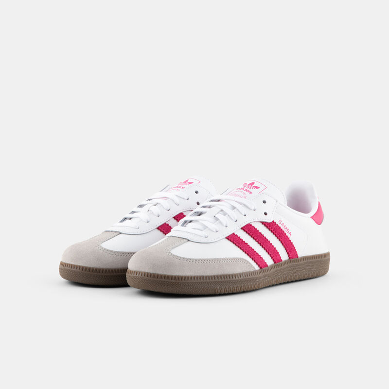 adidas Samba OG, bianco/fucsia