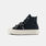 Converse Chuck Taylor All Star Lift, nero/argento/bianco