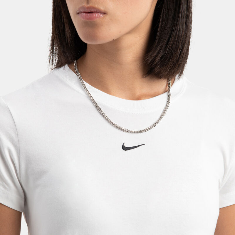 T-shirt Nike Sportswear Chill Knit, bianco/nero