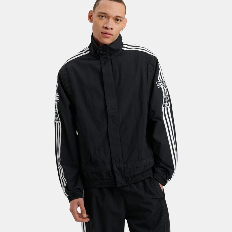 Giacca Track adidas adibreak Woven, nero/bianco