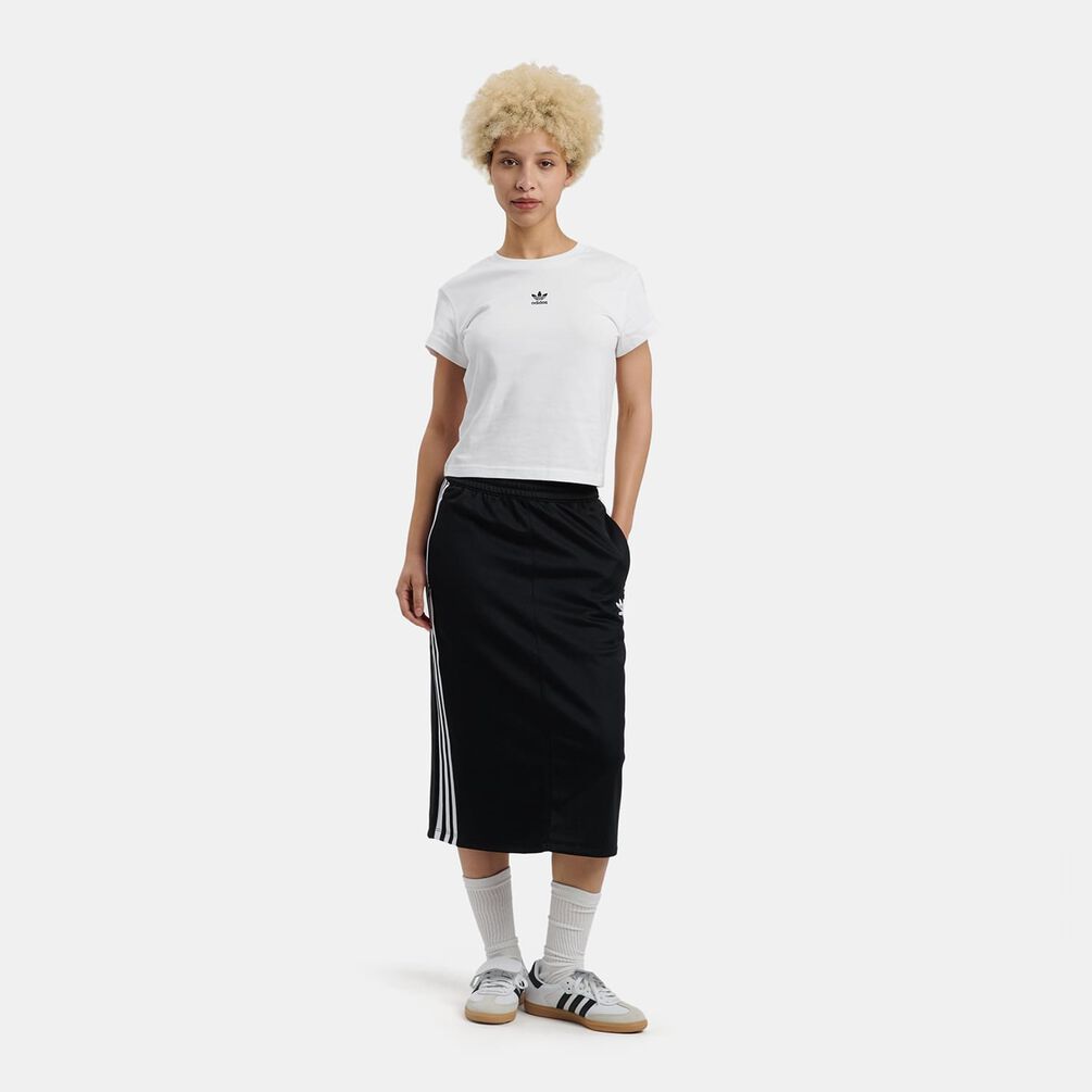 T-shirt adidas Essentials Slim, bianco/nero