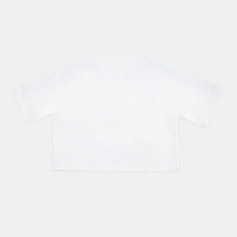 T-shirt adidas Loose Boxy ragazzi, bianco/nero