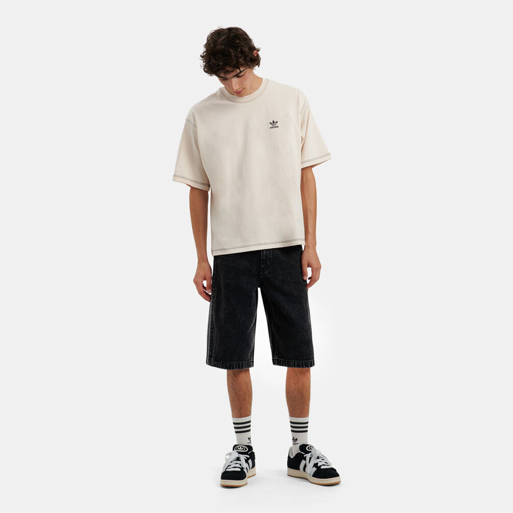 Short adidas adicolor Denim Firebird, nero
