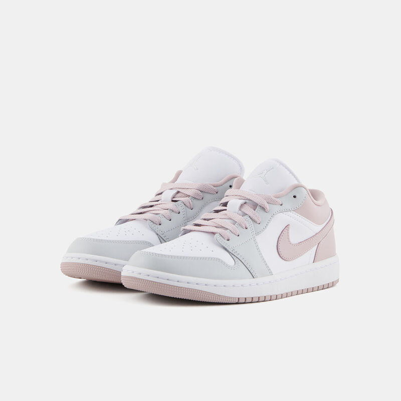 Air Jordan 1 Low Rose White Grey (W), rosa/bianco/argento