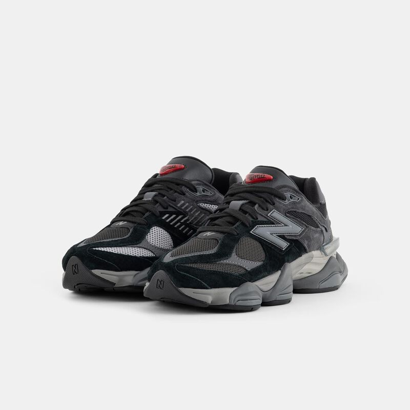 New Balance 9060, nero/grigio/rosso