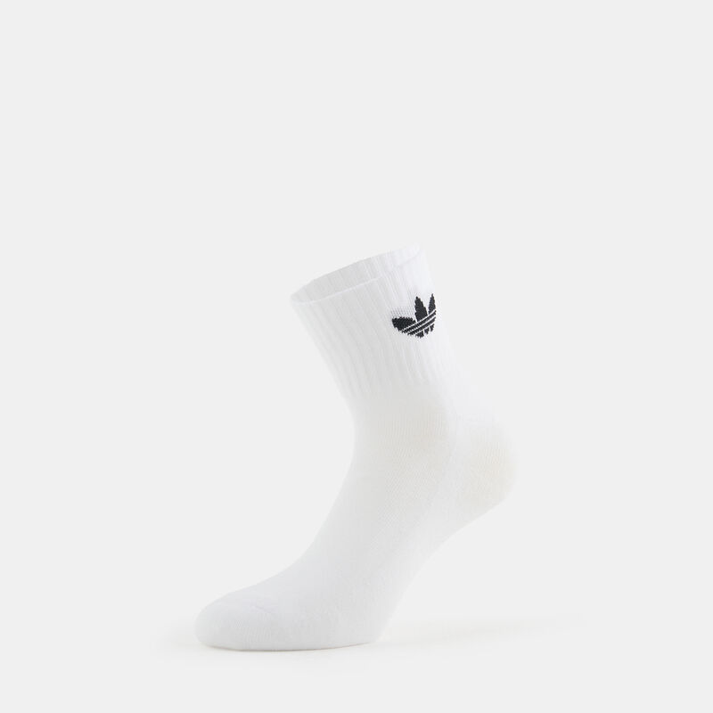 Calzini adidas Mid (6 paia), bianco/nero