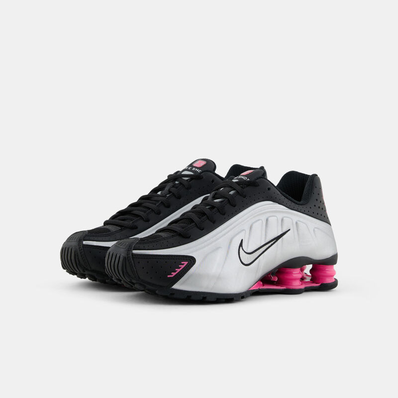 Nike Shox R4, argento/nero/rosa