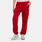 Pantaloni Jordan Brooklyn Fleece, rosso/bianco