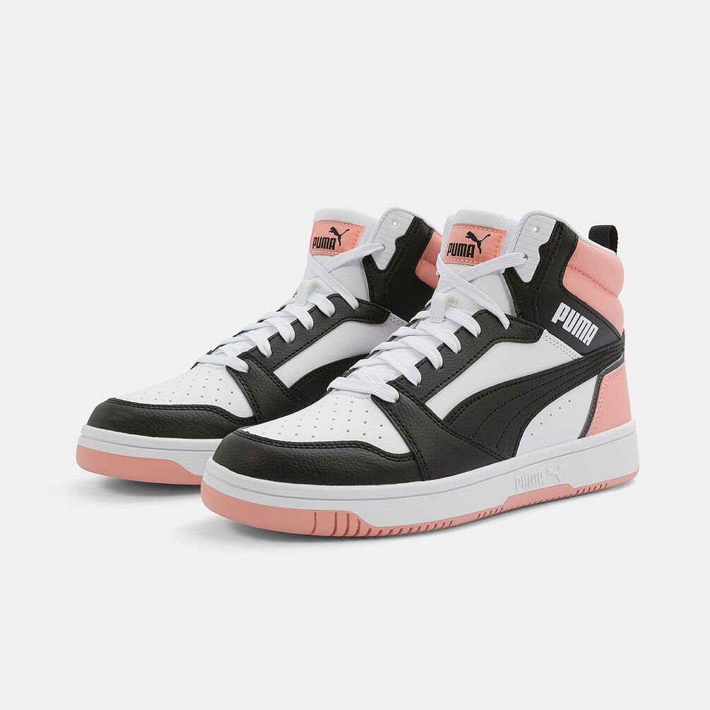 Puma Rebound V6 Mid, rosa/nero/bianco