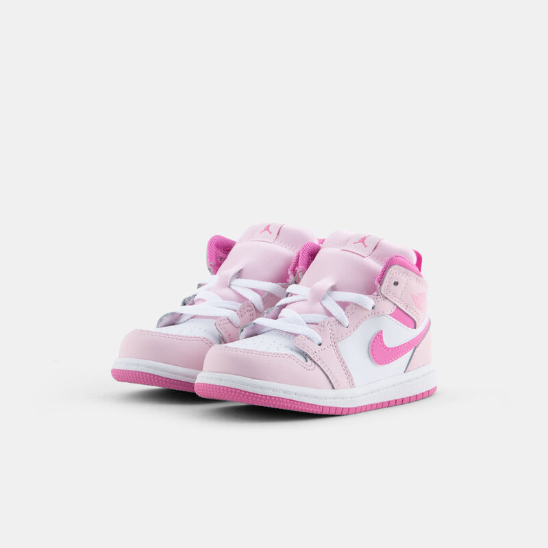 Air Jordan 1 Mid Pearl Pink (TD), rosa/fucsia/bianco
