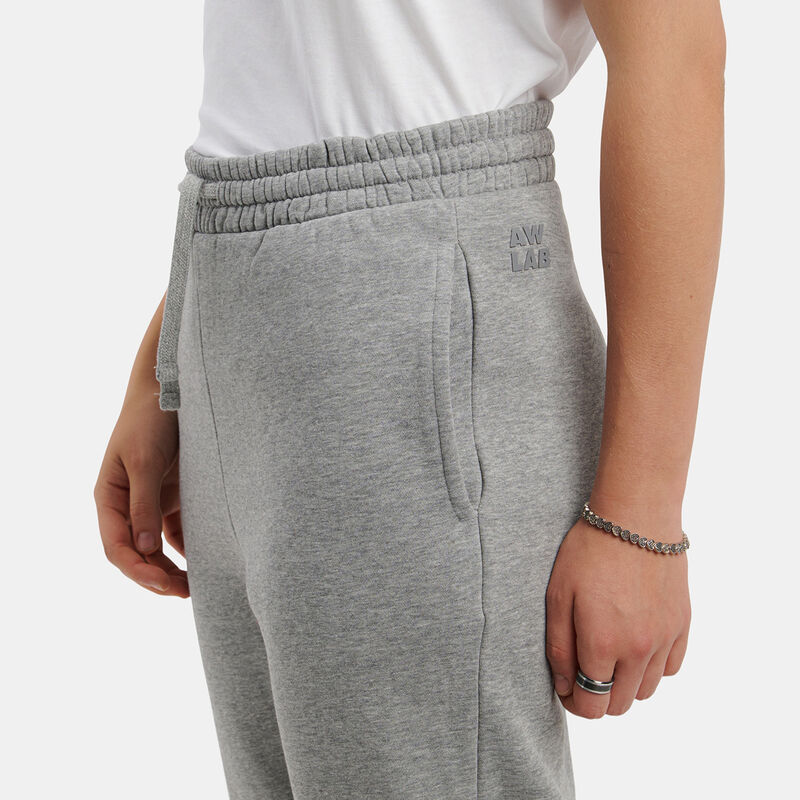 Pantaloni Speedy Fleece AW LAB Small Logo, grigio