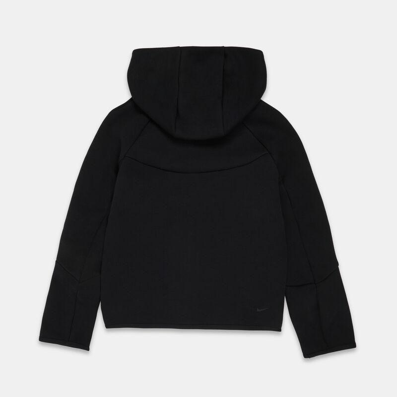Felpa con zip Nike Sportswear Tech ragazzi, nero