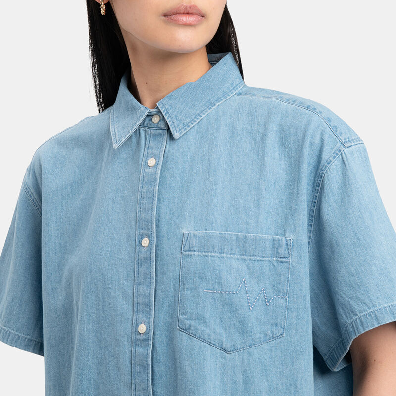 Camicia VRL Denim Pack, azzurro