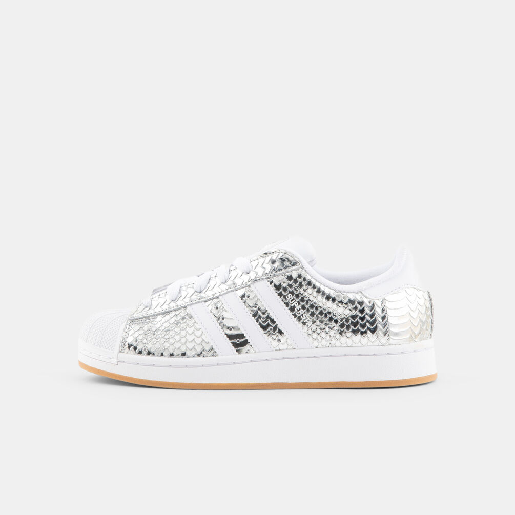 adidas Superstar II, argento/bianco