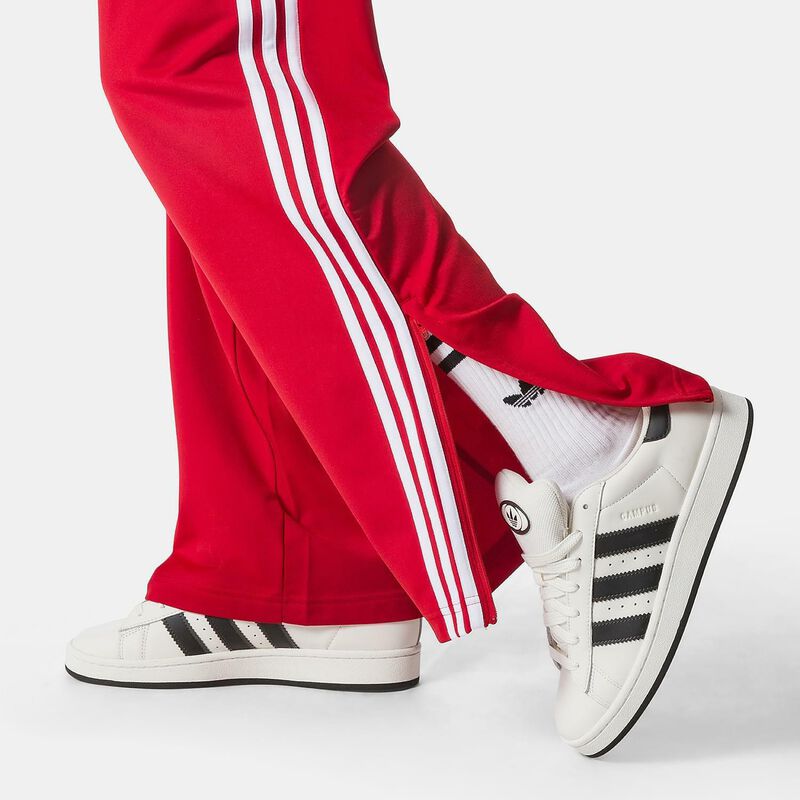 Pantaloni adidas Track adicolor Classics Firebird, rosso/bianco