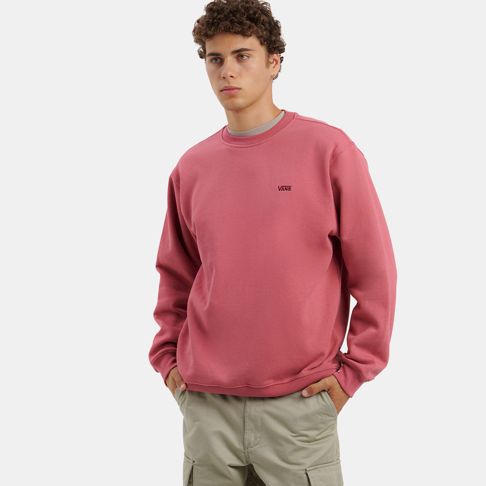 Felpa Vans Left Chest II, rosa