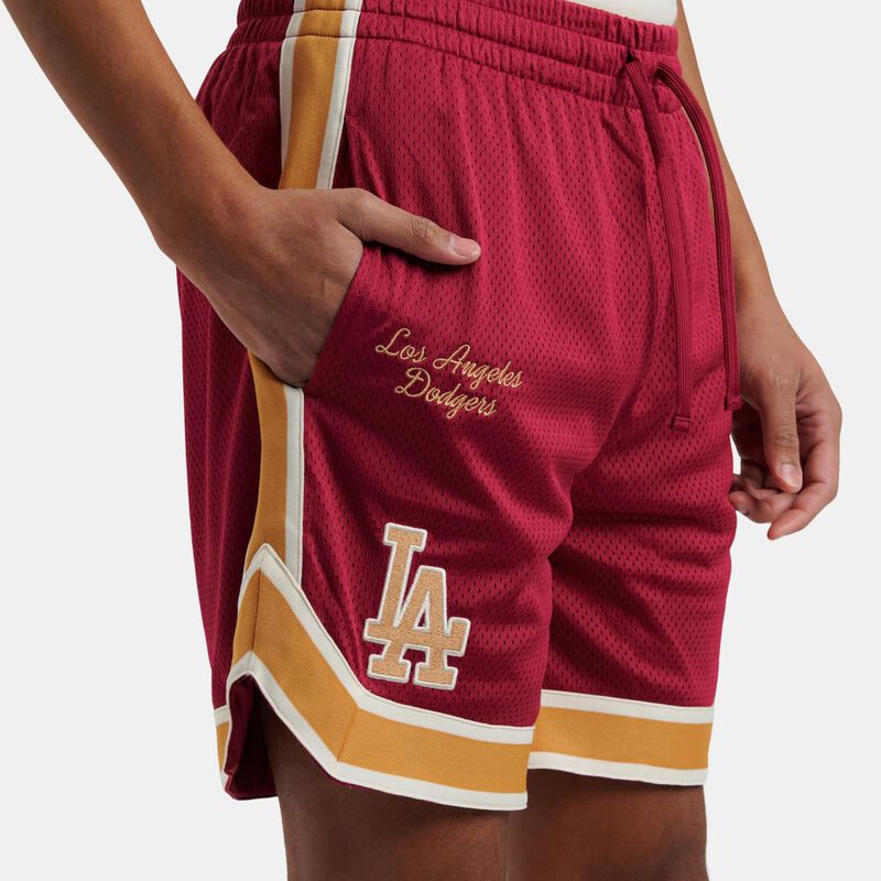Short New Era MLB Mesh SMU, bordeaux/giallo/bianco