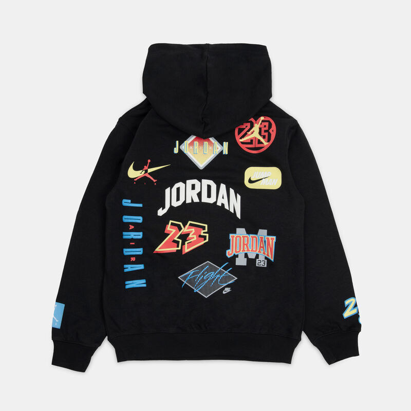 Felpa Jordan MJ Dynasty ragazzi, nero/multicolor