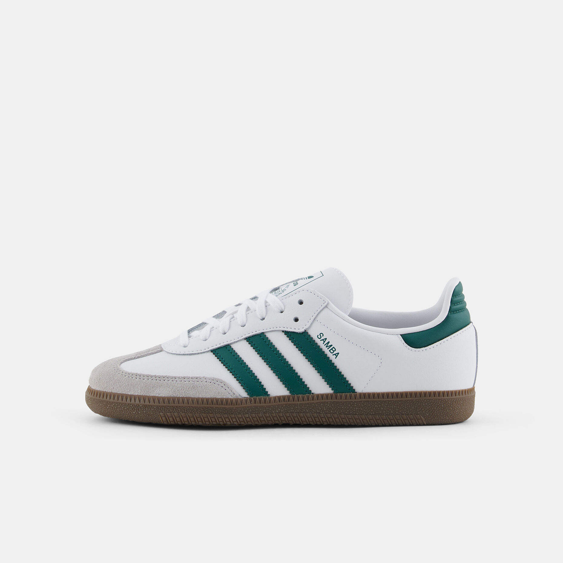 adidas Samba OG, bianco/verde/marrone