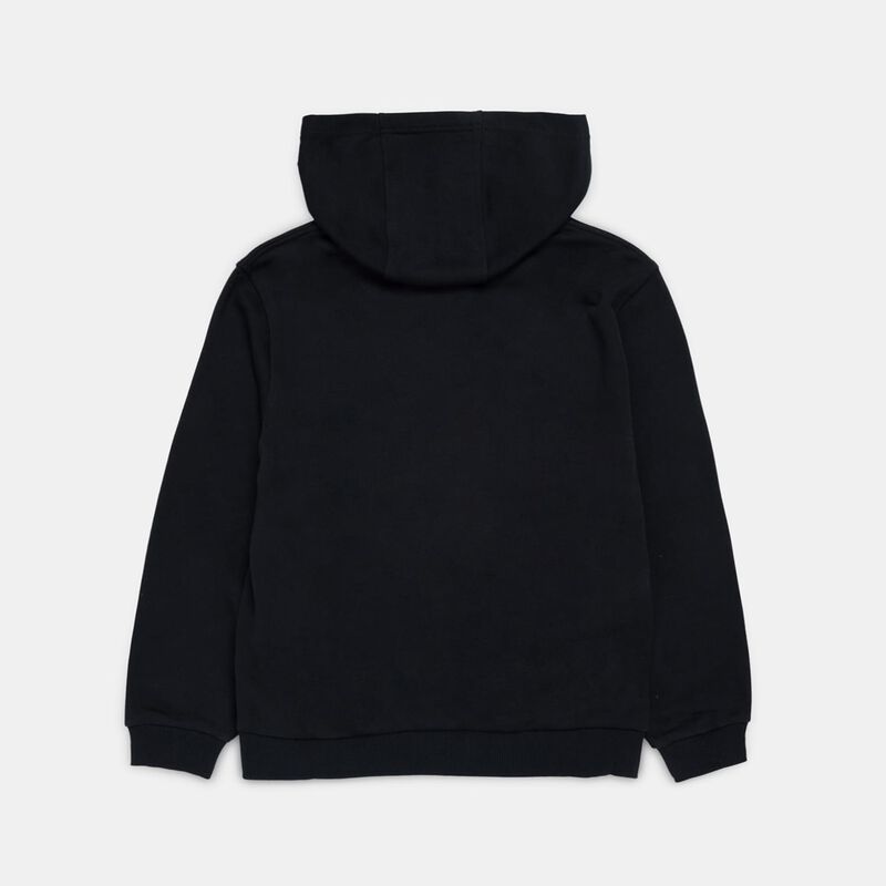 Felpa con zip Nike Sportswear Club ragazzi, nero/bianco