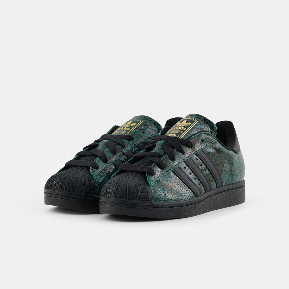 adidas Superstar II, verde/nero/oro
