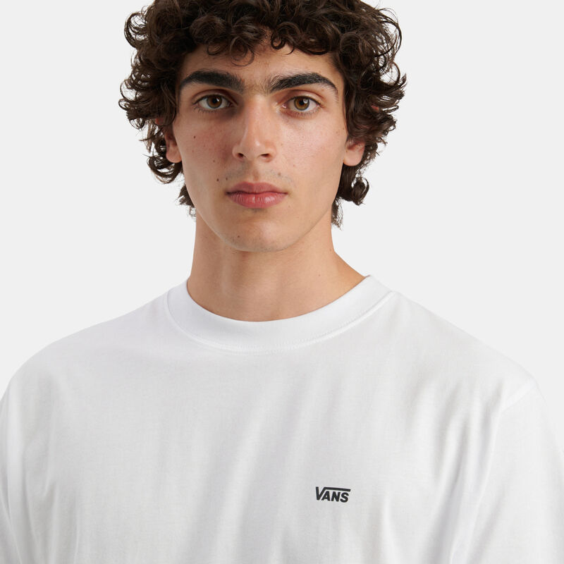 T-shirt Vans Left Chest Logo, bianco