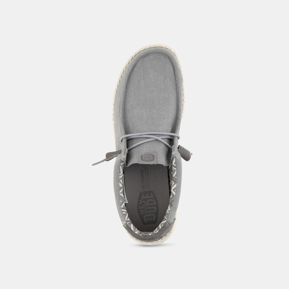 HEYDUDE Wally Stretch Canvas, grigio