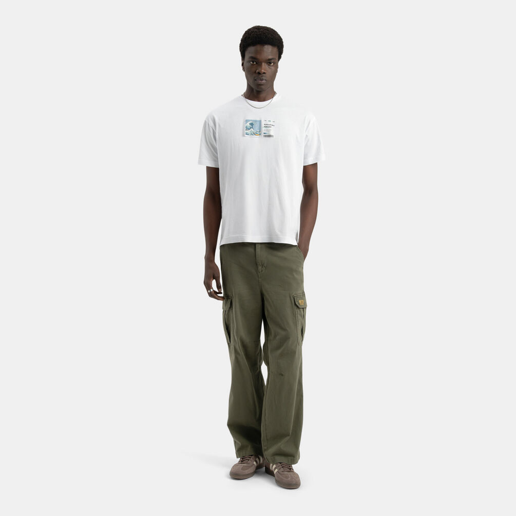 T-shirt Speedy Tee Hokusai, bianco/azzurro