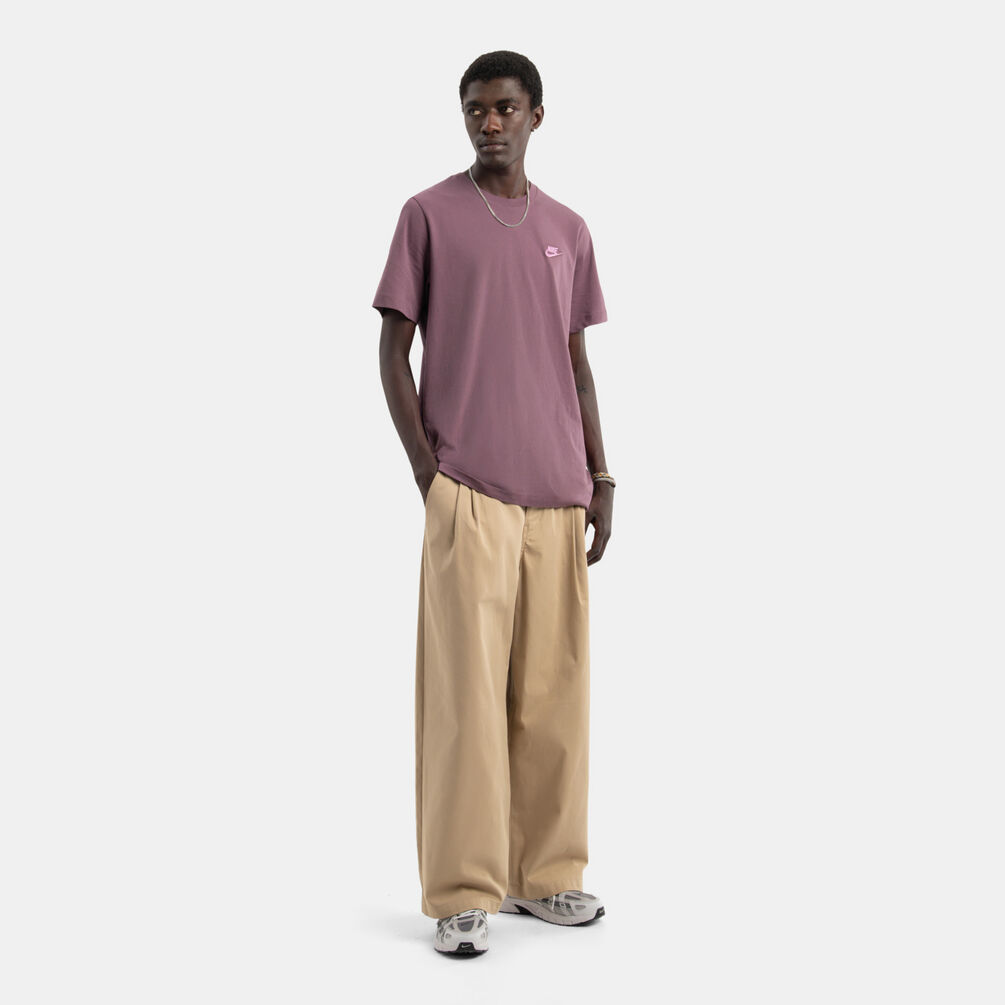 T-shirt Nike Sportswear Club, marrone/rosa