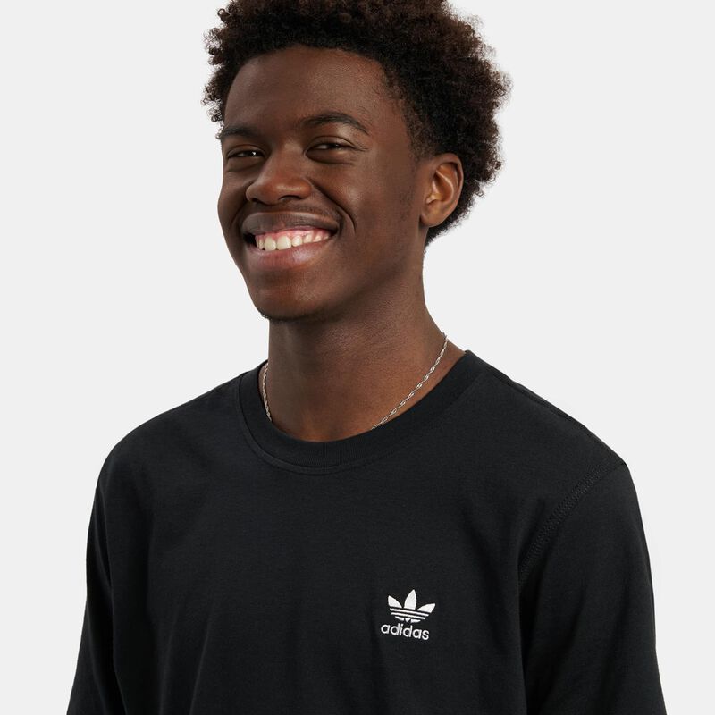 T-shirt adidas Trefoil Essentials, nero/bianco