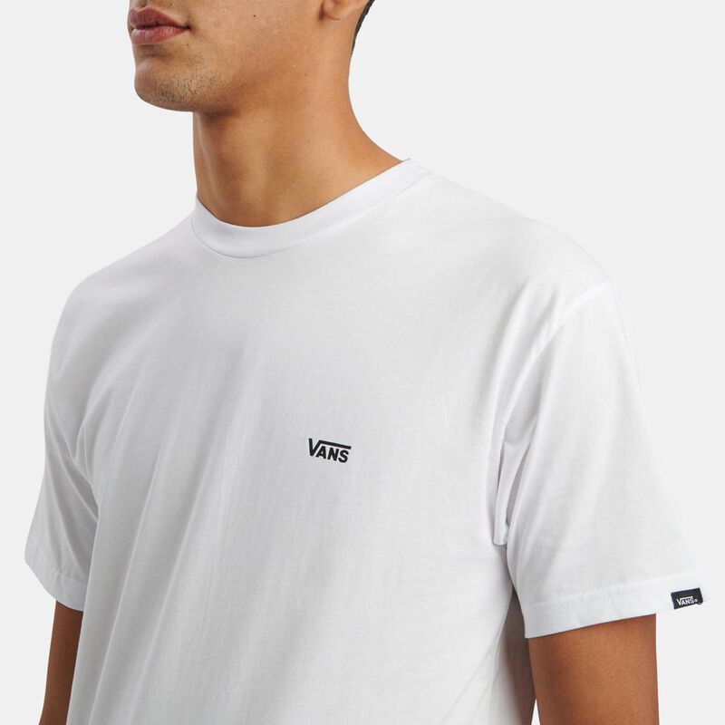 T-shirt Vans Left Chest Logo, bianco/nero