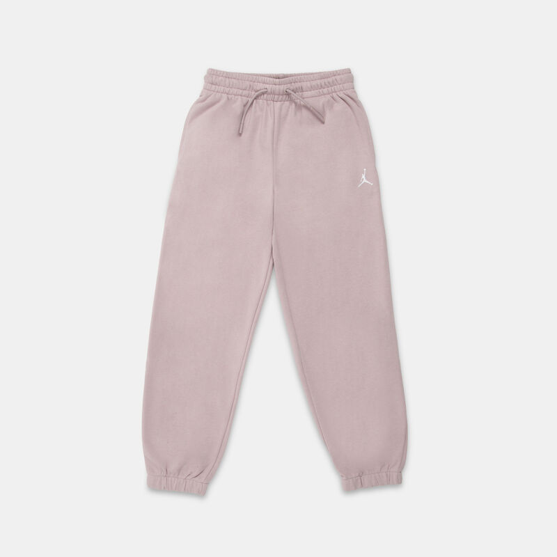 Pantaloni Jordan Brooklyn Fleece ragazzi, rosa/bianco