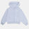 Felpa con zip Nike Sportswear ragazzi, azzurro/bianco