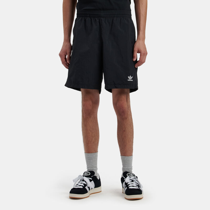 Short adidas Trefoil Essentials Woven, nero