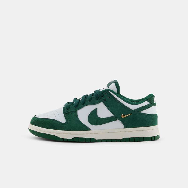 Nike Dunk Low Gorge Green Gold Mini Swoosh (W), verde/bianco/oro