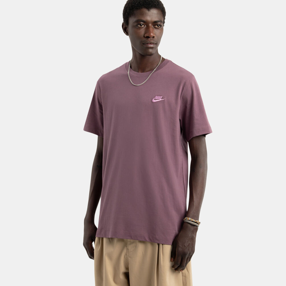 T-shirt Nike Sportswear Club, marrone/rosa
