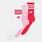 Calzini adidas 3 Stripes (3 paia), rosa/bianco/rosso